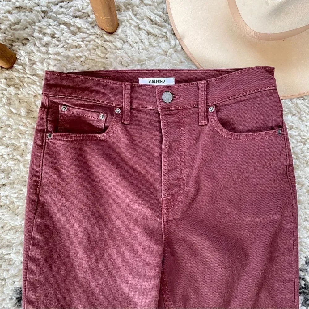 NEW GRLFRND Karolina High Rise Straight Leg Skinny Jean - Picture 4 of 11